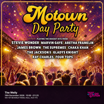 MOTOWN DAY PARTY at The Welly on 19 December 2026 gig poster