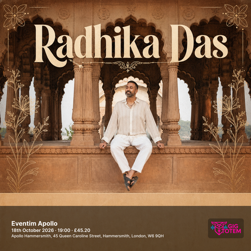 Radhika Das at Eventim Apollo on 18 October 2026 gig poster