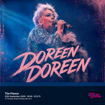 DOREEN DOREEN at The Fleece on 25 September 2026 gig poster