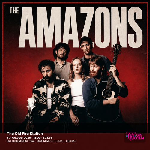 The Amazons at The Old Fire Station on 8 October 2026 gig poster