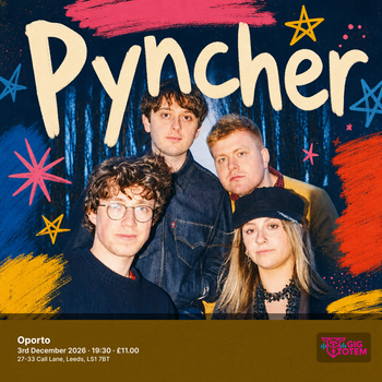 Pyncher at Oporto on 3 December 2026 gig poster