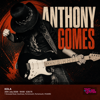 Anthony Gomes at KOLA on 25 July 2026 gig poster