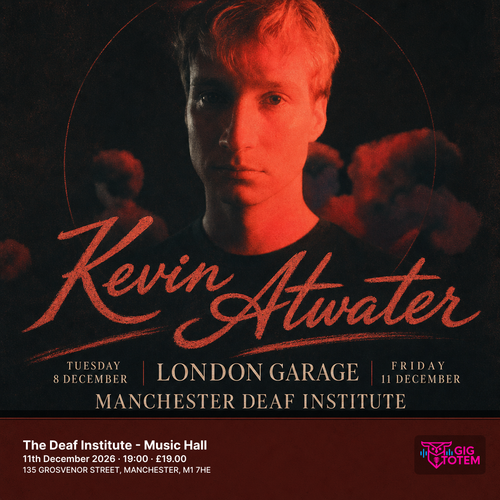 Kevin Atwater - Blush Red Tour 2026 Kevin Atwater december 2026 tour poster