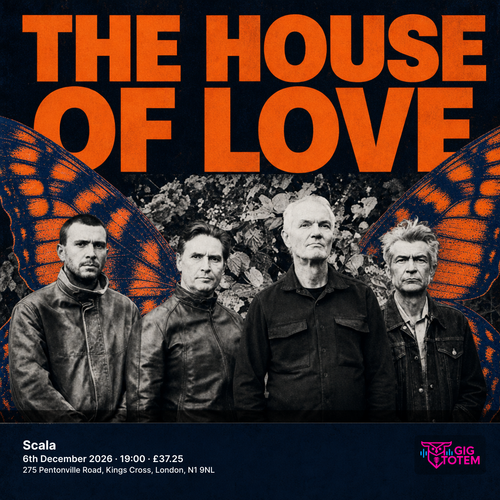 The House of Love Miki Berenyi Trio at Scala on 6 December 2026 gig poster