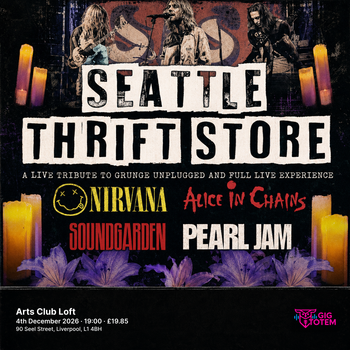 Seattle Thrift Store - Grunge Tribute Show at ARTS CLUB on 4 December 2026 gig poster