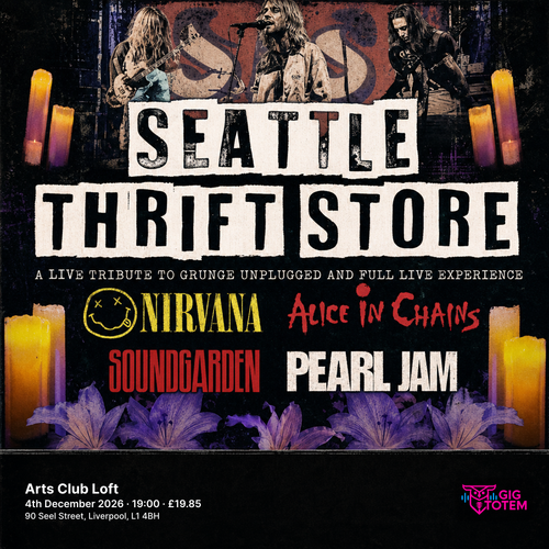 Seattle Thrift Store - Grunge Tribute Show at ARTS CLUB on 4 December 2026 gig poster