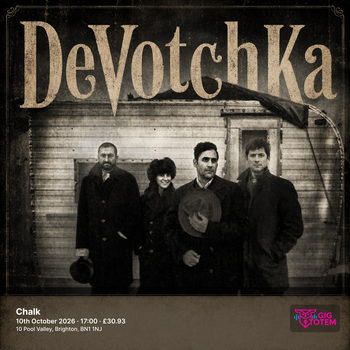 DeVotchKa at Chalk on 10 October 2026 gig poster