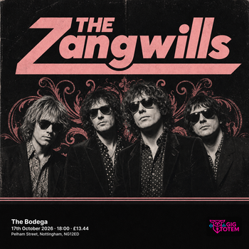 The Zangwills Drinking With Lucy at The Bodega on 17 October 2026 gig poster