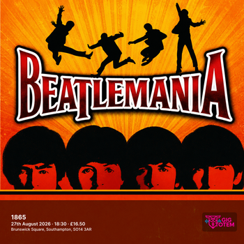 Beatlemania at 1865 on 27 August 2026 gig poster