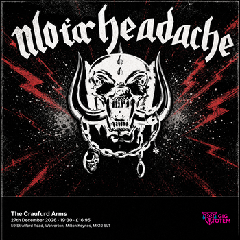 Motorheadache at The Craufurd Arms on 27 December 2026 gig poster