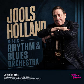 Jools Holland & His Rhythm & Blues Orchestra at Bristol Beacon on 11 December 2026 gig poster