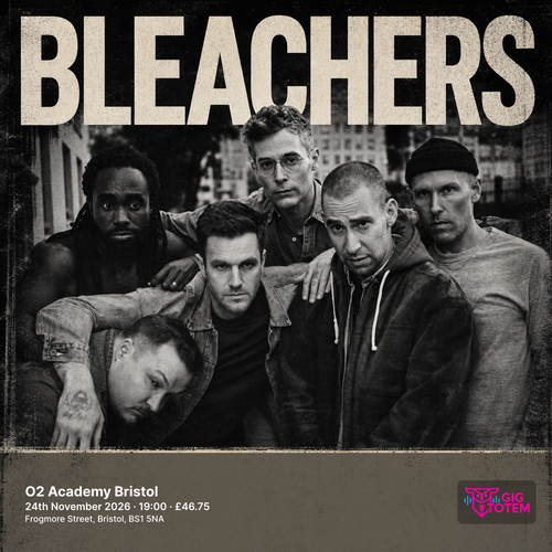 Bleachers at O2 Academy Bristol on 24 November 2026 gig poster