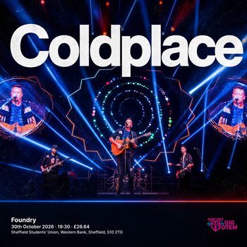Coldplace at Foundry on 30 October 2026 gig poster