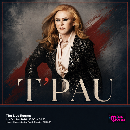 T'Pau at The Live Rooms on 4 October 2026 gig poster