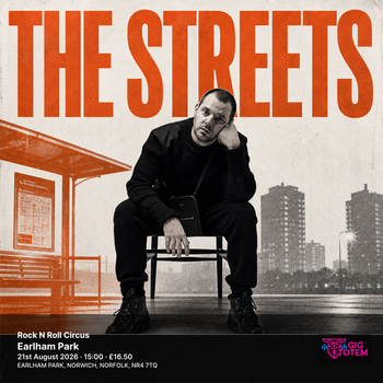 Rock N Roll Circus - The Streets The Streets, Babyshambles at Earlham Park on 21 August 2026 gig poster