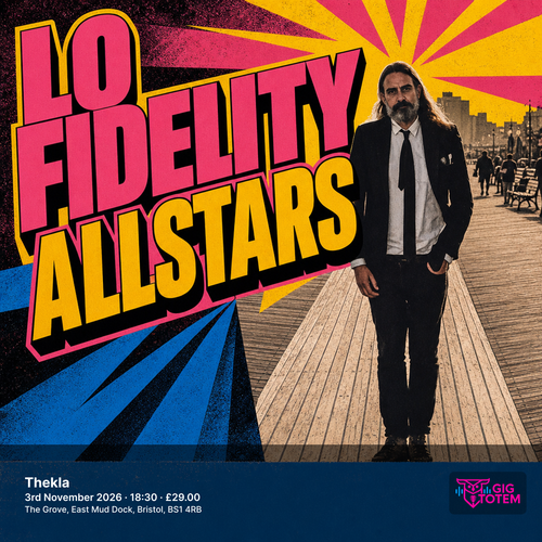 Lo Fidelity Allstars at Thekla on 3 November 2026 gig poster