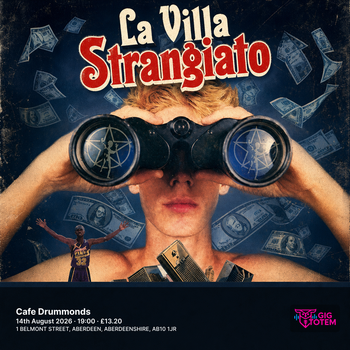 La Villa Strangiato at Cafe Drummonds on 14 August 2026 gig poster