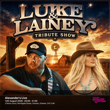 Luke & Lainey Tribute Show at Alexander's Live on 13 August 2026 gig poster