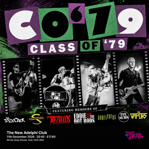 Class of '79 at The New Adelphi Club on 11 December 2026 gig poster