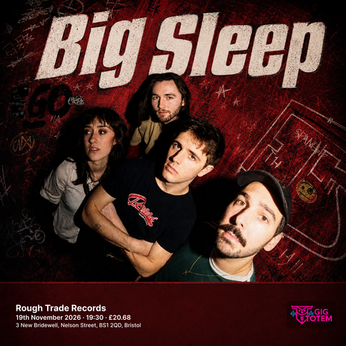 Big Sleep at Rough Trade on 19 November 2026 gig poster