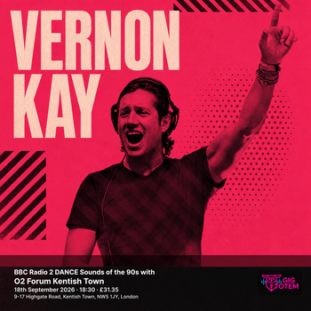 BBC Radio 2 DANCE Sounds of the 90s with Vernon Kay Vernon Kay at O2 Forum Kentish Town on 18 September 2026 gig poster