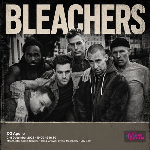 Bleachers at O2 Apollo on 2 December 2026 gig poster