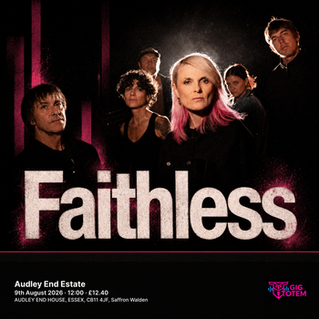 Faithless Leftfield (DJ Set) at Audley End Estate on 9 August 2026 gig poster