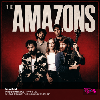 The Amazons at Tramshed on 27 September 2026 gig poster