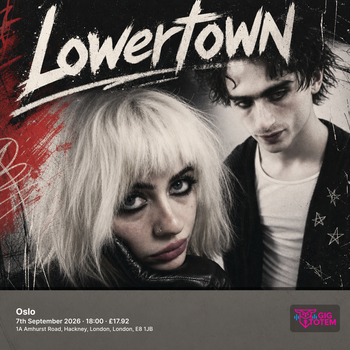 Lowertown at Oslo on 7 September 2026 gig poster