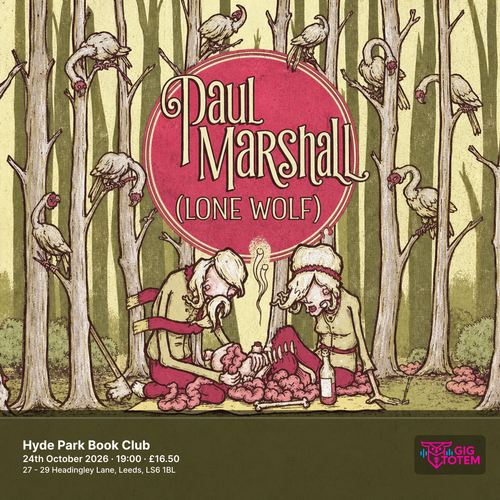 PAUL MARSHALL (LONE WOLF) at Hyde Park Book Club on 24 October 2026 gig poster