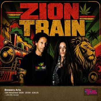 Zion Train at Brewery Arts on 13 November 2026 gig poster