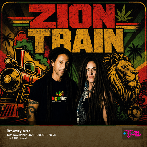 Zion Train at Brewery Arts on 13 November 2026 gig poster
