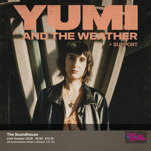 YUMI AND THE WEATHER + support at The Soundhouse on 23 October 2026 gig poster