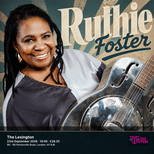 Ruthie Foster at The Lexington on 23 September 2026 gig poster
