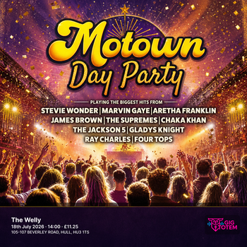 Motown Day Party at The Welly on 18 July 2026 gig poster