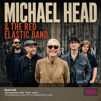 Michael Head & The Red Elastic Band at Bush Hall on 20 December 2026 gig poster