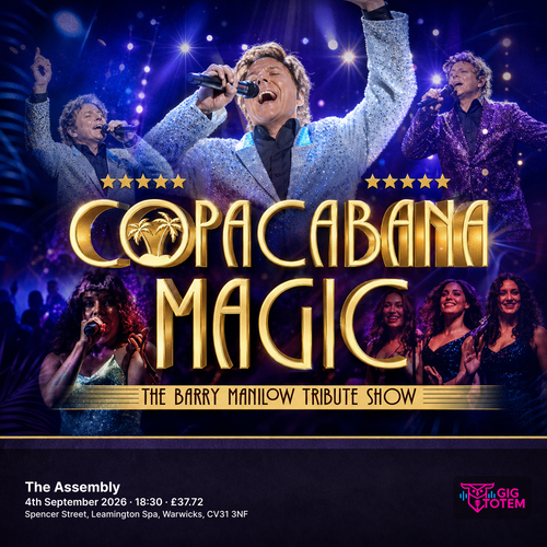 COPACABANA MAGIC - The Barry Manilow Tribute Show at The Assembly on 4 September 2026 gig poster
