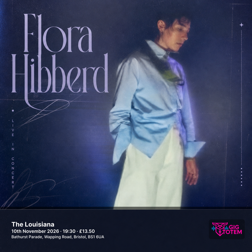 Flora Hibberd at The Louisiana on 10 November 2026 gig poster