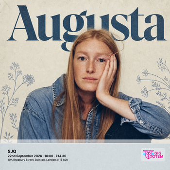 Augusta at SJQ on 22 September 2026 gig poster