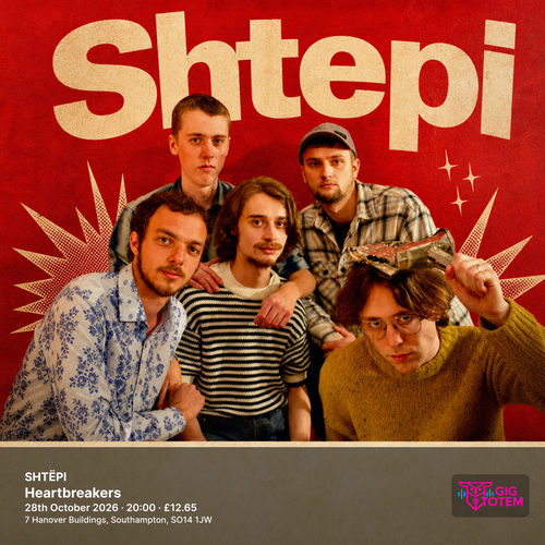 SHTËPI Shtepi at Heartbreakers on 28 October 2026 gig poster