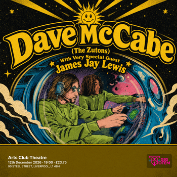Dave McCabe at ARTS CLUB on 12 December 2026 gig poster
