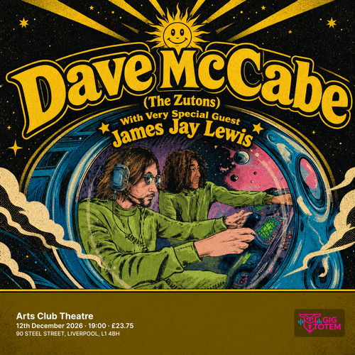 Dave McCabe at ARTS CLUB on 12 December 2026 gig poster