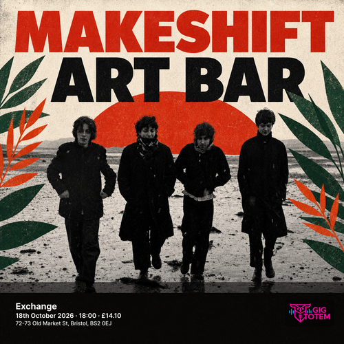 Makeshift Art Bar at Exchange on 18 October 2026 gig poster