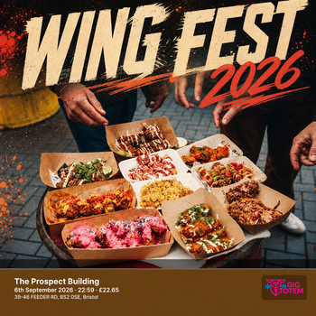 Wing Fest 2026 at The Prospect Building on 6 September 2026 gig poster