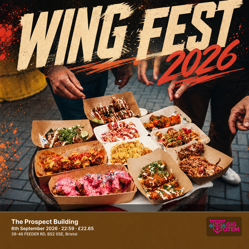 Wing Fest 2026 at The Prospect Building on 6 September 2026 gig poster