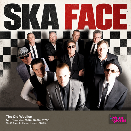 Ska Face at The Old Woollen on 14 November 2026 gig poster