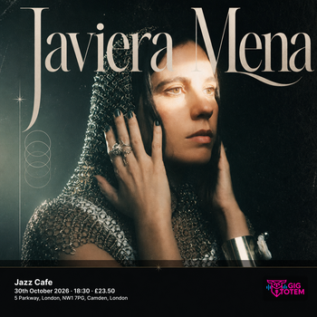 Javiera Mena at Jazz Cafe on 30 October 2026 gig poster