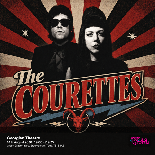 THE COURETTES at The Georgian Theatre on 14 August 2026 gig poster
