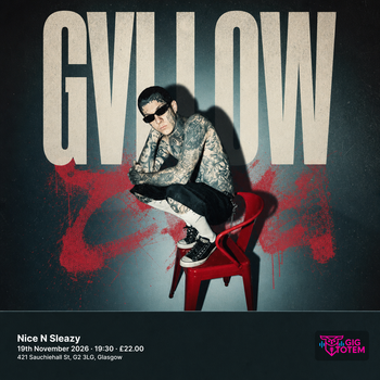 GVLLOW at Nice N Sleazy on 19 November 2026 gig poster
