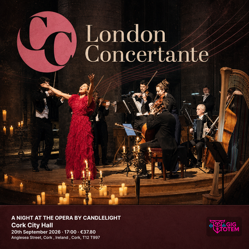 A NIGHT AT THE OPERA BY CANDLELIGHT London Concertante at City Hall on 20 September 2026 gig poster
